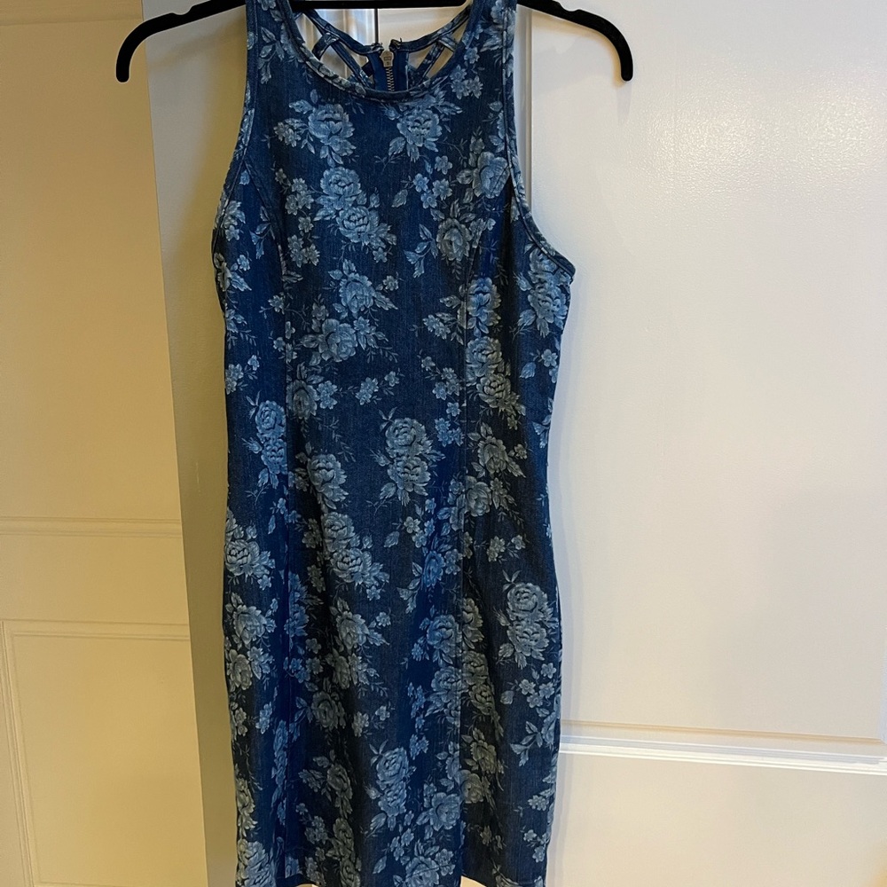 Jean mini dress